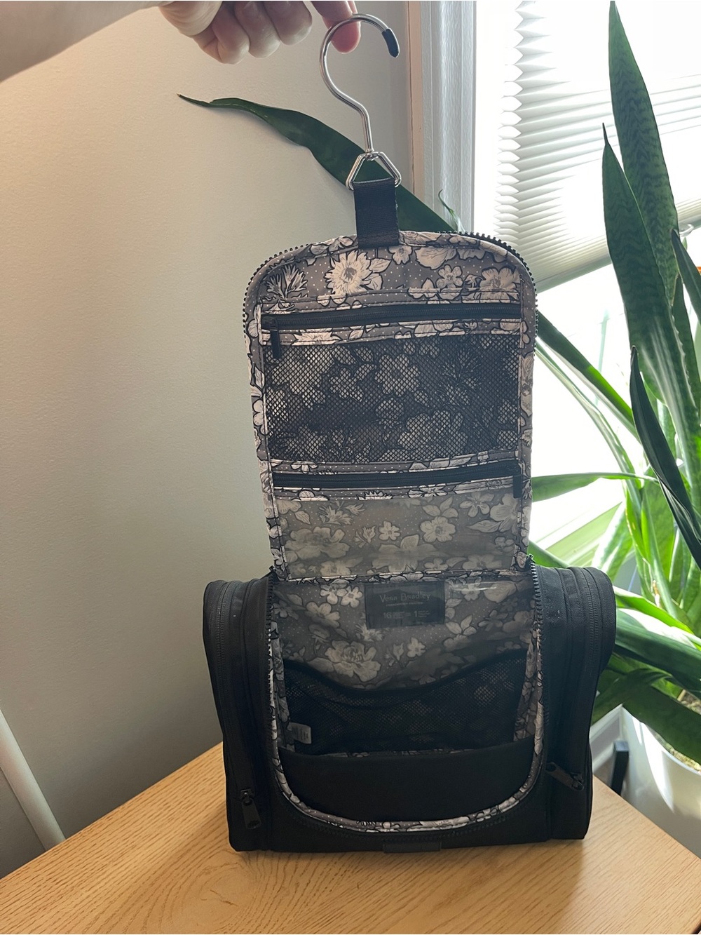 Vera Bradley Large Hanging Travel Toiletry Bag